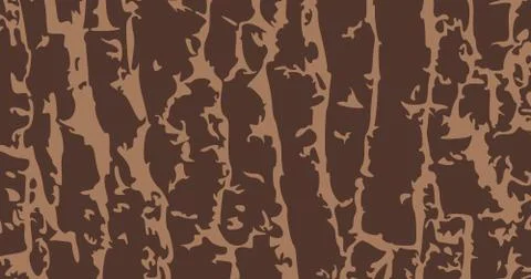 Tree bark structure, grunge wood texture. vector illustration. Stock Illustration