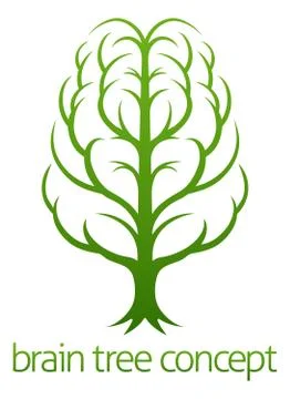 Tree Brain Concept Stock Illustration
