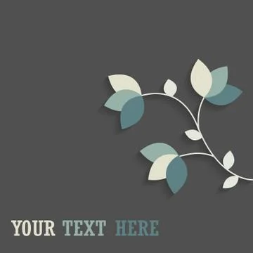 Tree branch. Stock Illustration