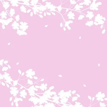 Tree branches frame Stock Illustration