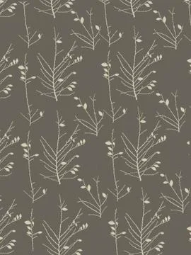 Tree branches intertwine. Seamless pattern natural theme. Pattern of branches Stock Illustration