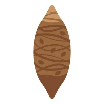 Tree brown cocoon icon isometric vector. Animal bug silk Illustrazione stock