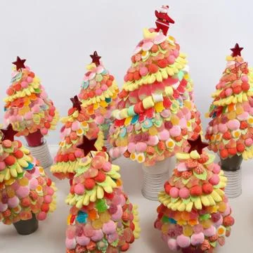 Tree of candies Stock Photos