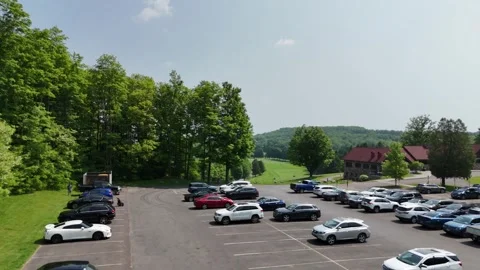 Tree Canopies - Green Lakes State Park - Syracuse, NY Stock Footage 336536962