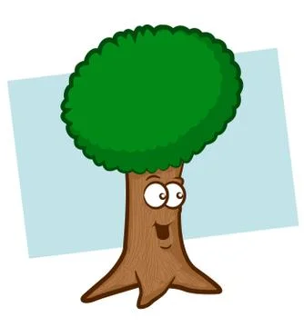 Tree cartoon Stock Illustration
