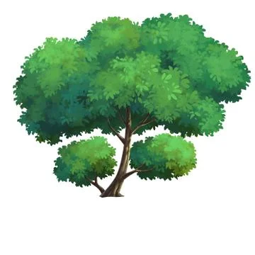 Tree for cartoon Stock Illustration
