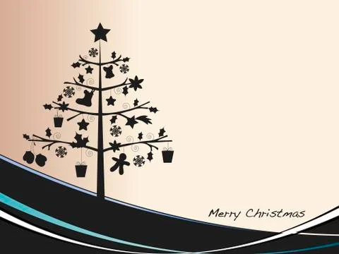 Tree christmas Stock Illustration