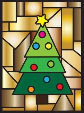 Tree christmas Stock Illustration