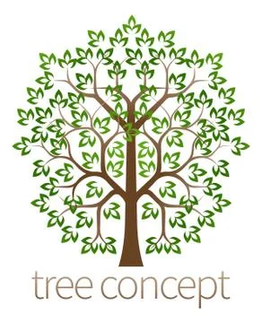 Tree concept Illustrazione stock