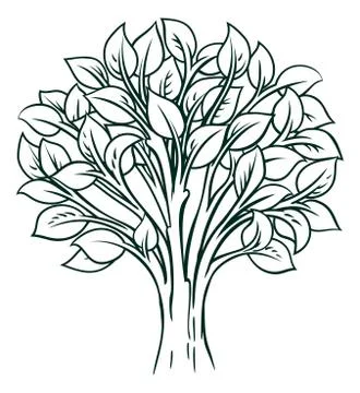 Tree Concept Illustrazione stock
