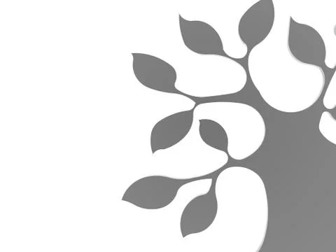 Tree concept rendered on white background Stock Illustration