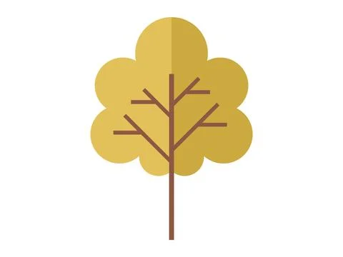 Tree. The concept tree represents strength, resilience, and interconnectedness Stock Illustration