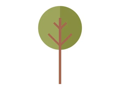 Tree. The concept tree serves as symbol resilience, wisdom, and longevity Stock Illustration