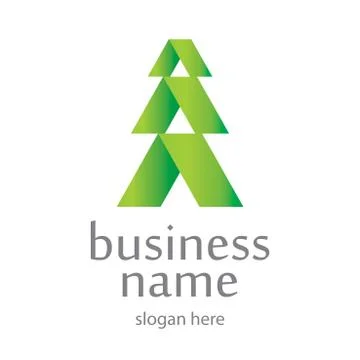 Tree conceptual logo Stock Illustration