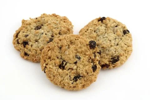 Tree cookie on white background Stock Photos