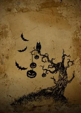 Tree of devil イラスト素材