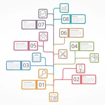 Tree Diagram Stock Illustration
