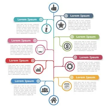 Tree Diagram 스톡 일러스트