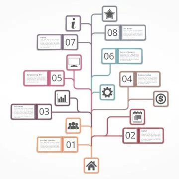 Tree Diagram Stock Illustration