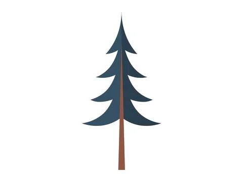 Tree. Environmental conservation efforts focus on preserving natural habitat Illustrazione stock