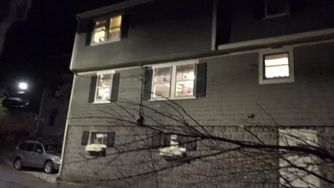 Tree Fell on Car Stock Footage 106832883