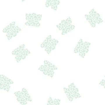 Tree fire glyph seamless pattern Stock Illustration