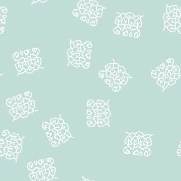 Tree fire line seamless pattern Stock Illustration