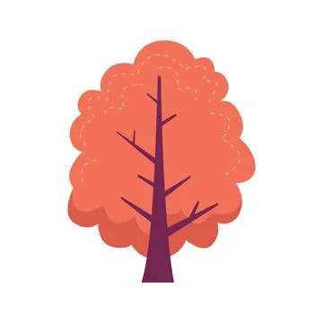 Tree Flat Design Element Stock Illustration
