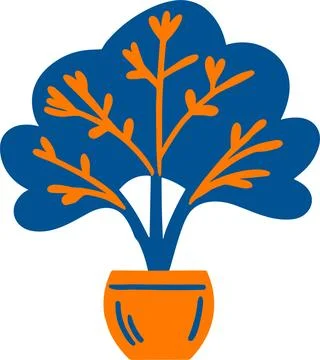 Tree flat style isolate on background 스톡 일러스트