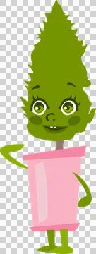 Tree girl Stock Illustration