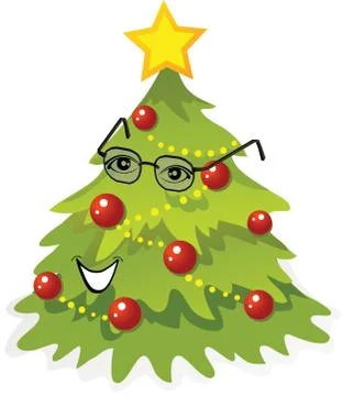 Tree in glasses Stock Illustration