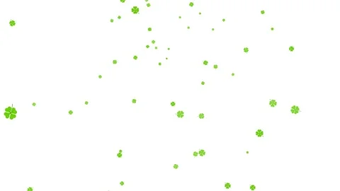 Tree Green Leaves Falling Down Background, Realistic Nature Animation. Stock Footage 336613357