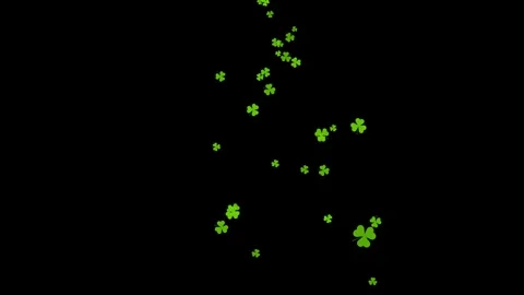 Tree Green Leaves Falling Down Background, Realistic Nature Animation. 库存影片 336613401