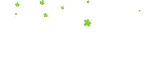 Tree Green Leaves Falling Down Background, Realistic Nature Animation. Vidéo 336613465