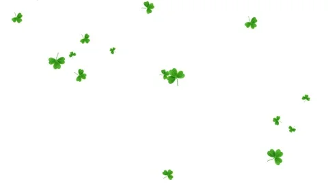 Tree Green Leaves Falling Down Background, Realistic Nature Animation. Видео 336613578