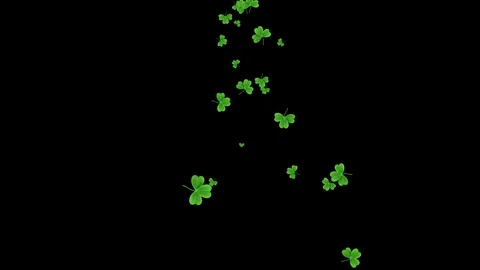 Tree Green Leaves Falling Down Background, Realistic Nature Animation. 库存影片 336613584