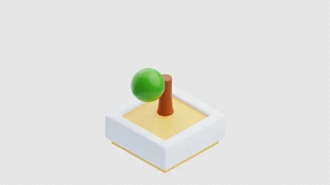 Tree Growth 3D Animation Stock Footage 316947798