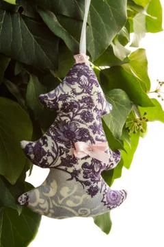 Tree handmade toy Foto stock