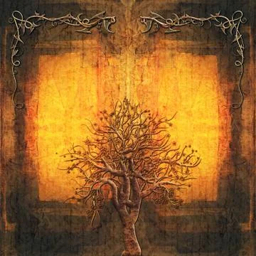 Tree of happiness Stock Illustration