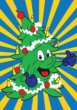 Tree Happy christmas tree vector illustration Copyright: xZoonar.com/Marti... Stock Photos