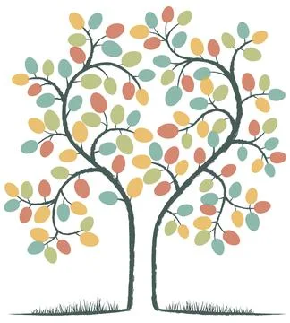 Tree Heart Stock Illustration