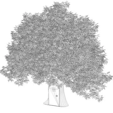 Tree House 3d Model Download 91535138 Pond5
