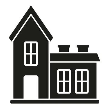 Tree house icon simple vector. Halloween night Illustrazione stock