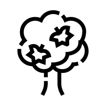Tree icon with autumn foliage leaf concept Stock Illustration