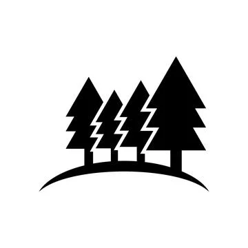 Tree icon design template isolated illustration Stock Illustration