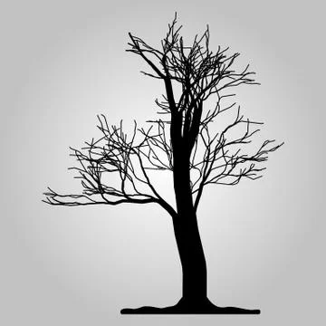 Tree icon. Forest symbol. Flat web sign on white background. Vector eps 10 Illustrazione stock