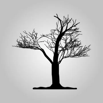 Tree icon. Forest symbol. Flat web sign on white background. Vector eps 10 Stock Illustration