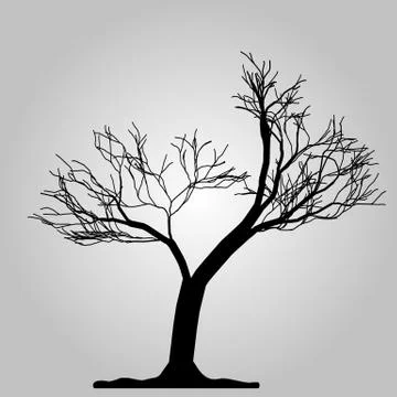 Tree icon. Forest symbol. Flat web sign on white background. Vector eps 10 Stock Illustration