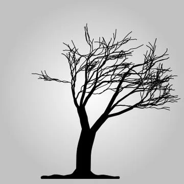 Tree icon. Forest symbol. Flat web sign on white background. Vector eps 10 Stock Illustration