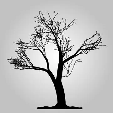 Tree icon. Forest symbol. Flat web sign on white background. Vector eps 10 Stock Illustration